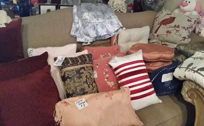 Selection of pillows