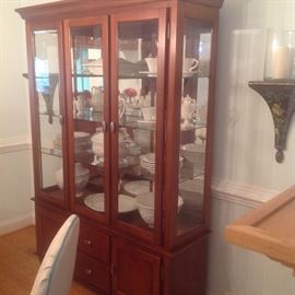 Two Crate and Barrel China cabinets. Buy one or the pair. 
