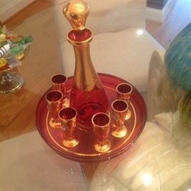 Cordial set from Venice