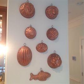 Antique copper molds