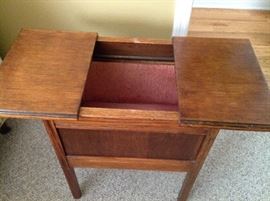 Oak Sewing cabinet