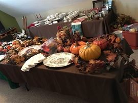 Fall and Halloween decor and serving pieces