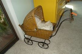 vintage wicker doll buddy