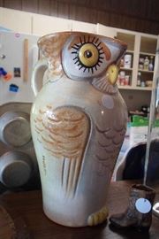 cute owl pitcher