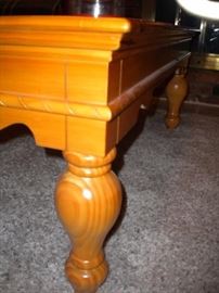 Matching solid wood end table, coffee table and sofa table