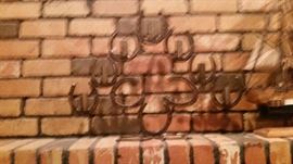 Bad Picture, but it is a horseshoe Candle Holder