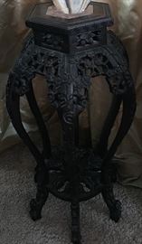 Hand Carved  Pedistal