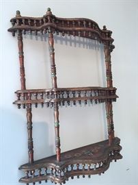 Antique wall shelf