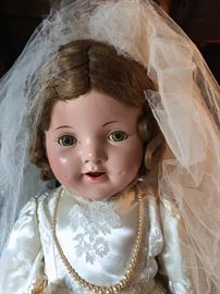 COMPOSITION BRIDE DOLL