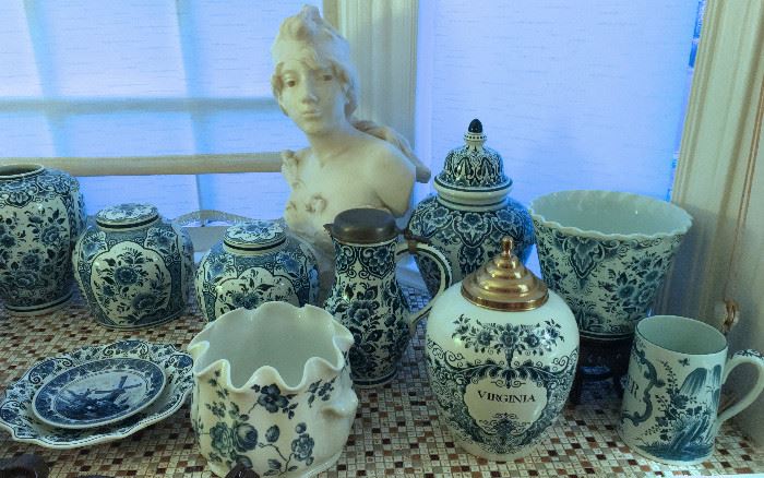 Collection of Vintage Delft.