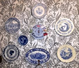 Collectible "blue wear" Plates