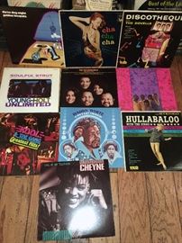 Large selection of vintage LP's