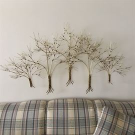 Rare Curtis Jere Tree sculpture.