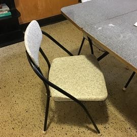 Vintage Cosco folding chairs.