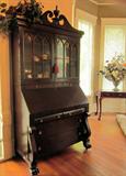 Wonderful antique Empire secretary bookcase; Approximately 7 feet tall, 45" wide. A beautiful, functional piece.