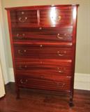 Early 20th century tall chest; 6 drawers.