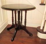 Round Victorian side table.