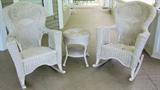 Another sampling of the many pieces of wicker available for sale.