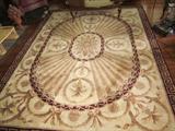 Wool rug; approximately 8.5' x 11.5'.