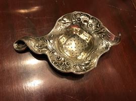 Sterling Tea Strainer
