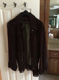 Leather Fringe Jacket