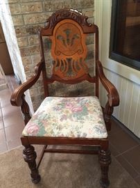 Antique dining chairs