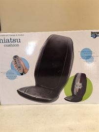 Shiatsu massage seat, new in  box