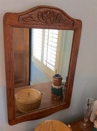 Oak Mirror