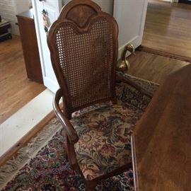 Detail Of Cane back Chair