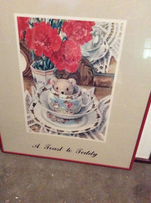 Teddy Bear Tea Print