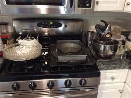 Pots & Pans, nice Mixer, etc