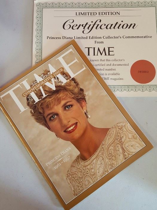 Time magazine Princess Diane collectors limited edition