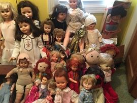 Over 700 collectible dolls