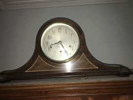 One of 10 antique clocks