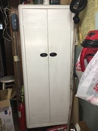 Metal storage cabinet