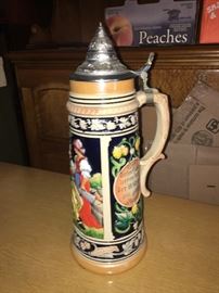 German beer stein