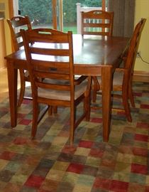 Dining Table and Rug
