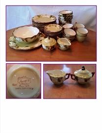 Vintage Stangl Whitte Dogwood Dish Set