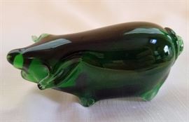 Green Crystal Pig