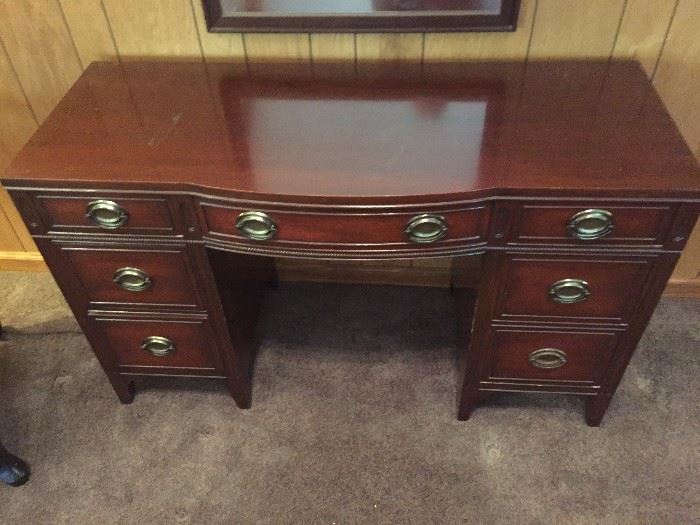 Office desk matching Duncan Phyfe Dining Room Suite and Bedroom Suite.