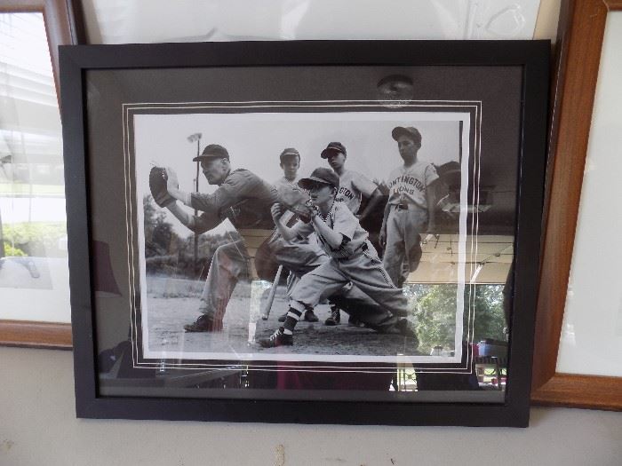 Vintage Baseball Picture Nicely Matted