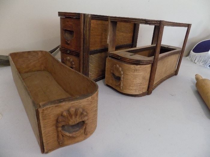 Antique Sewing Machine Drawers