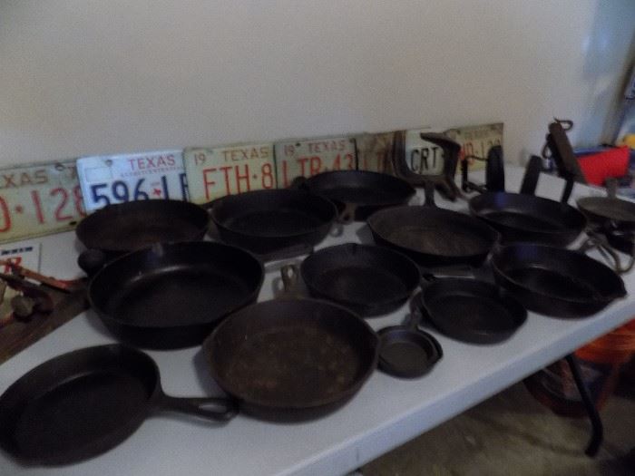 Huge Variety of Cast Iron and License Plates