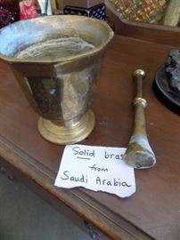 Solid Brass from Saudi Arabia Crusher