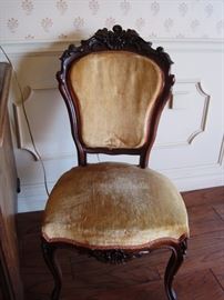 VICTORIAN PARLOR CHAIRS ( SET OF 4 )