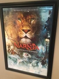 27" x 40" Narnia poster signed by the cast
