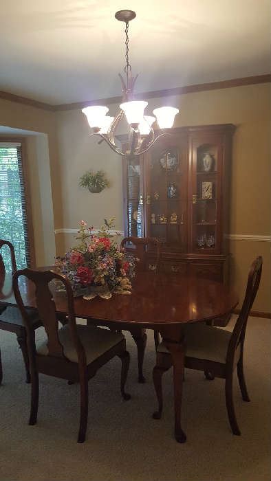 Dining room table and chairs - $250