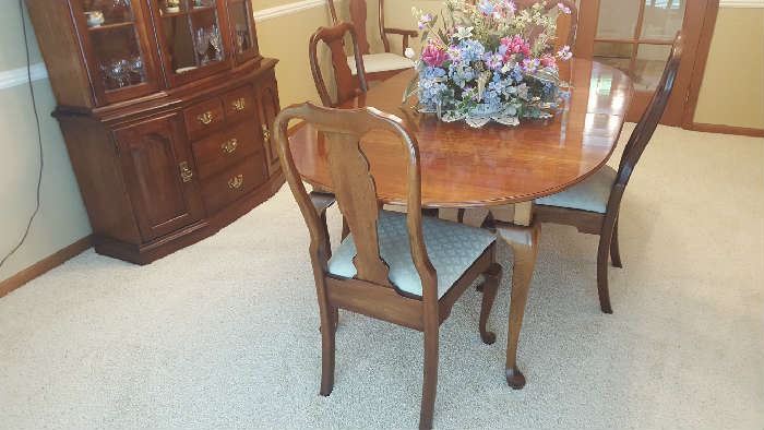 Dining room table and chairs - $250