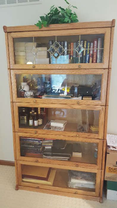 Bookcase with glassfront - $125