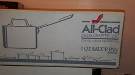 All-clad 2 quart sauce pan